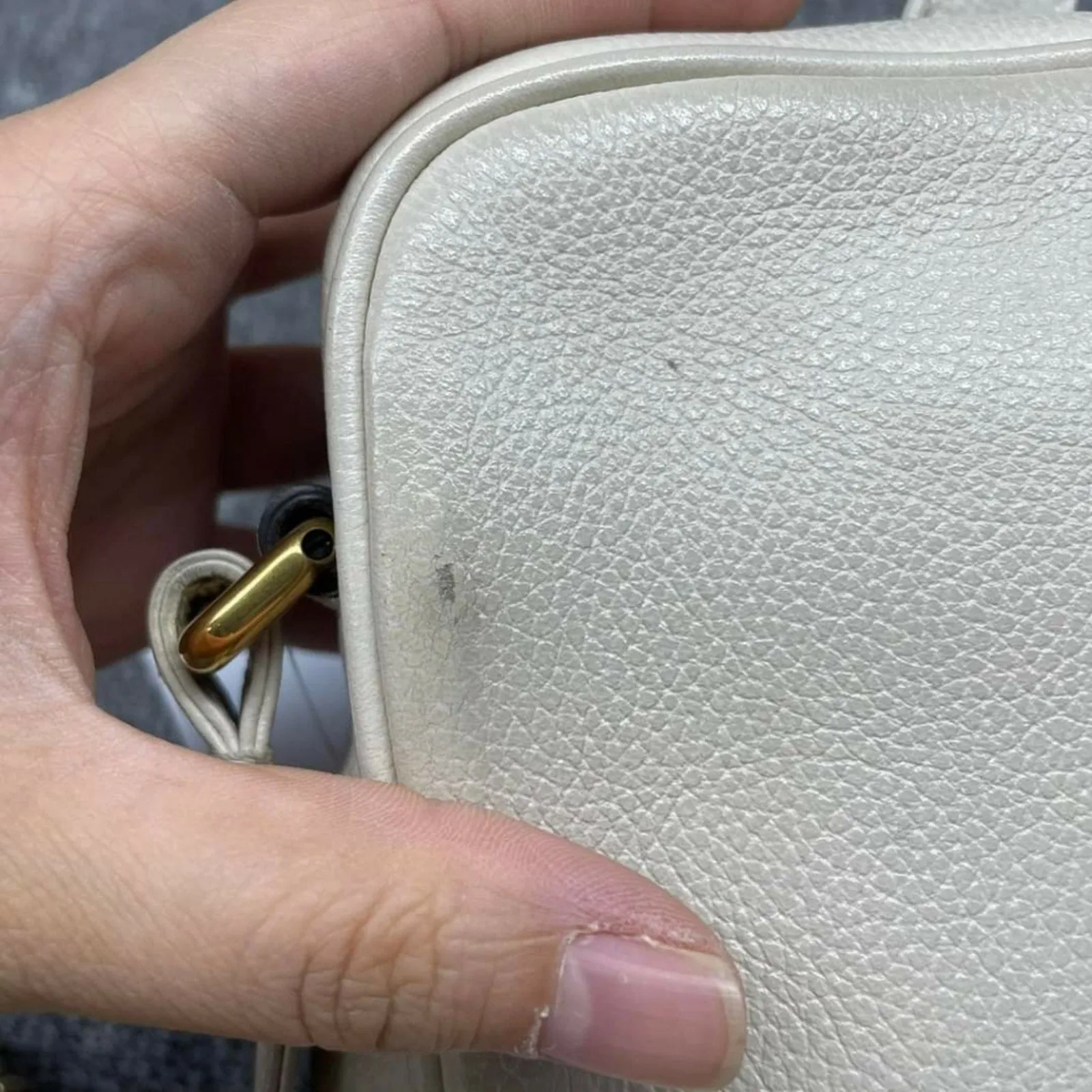 100% Authentic Gucci GG Leather Crossbody Bag