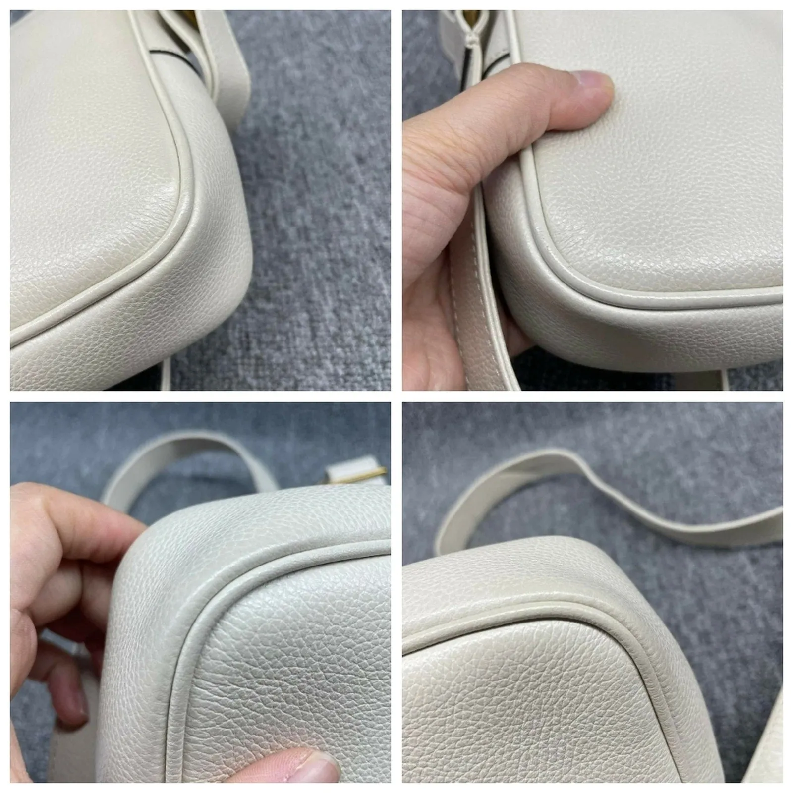 100% Authentic Gucci GG Leather Crossbody Bag
