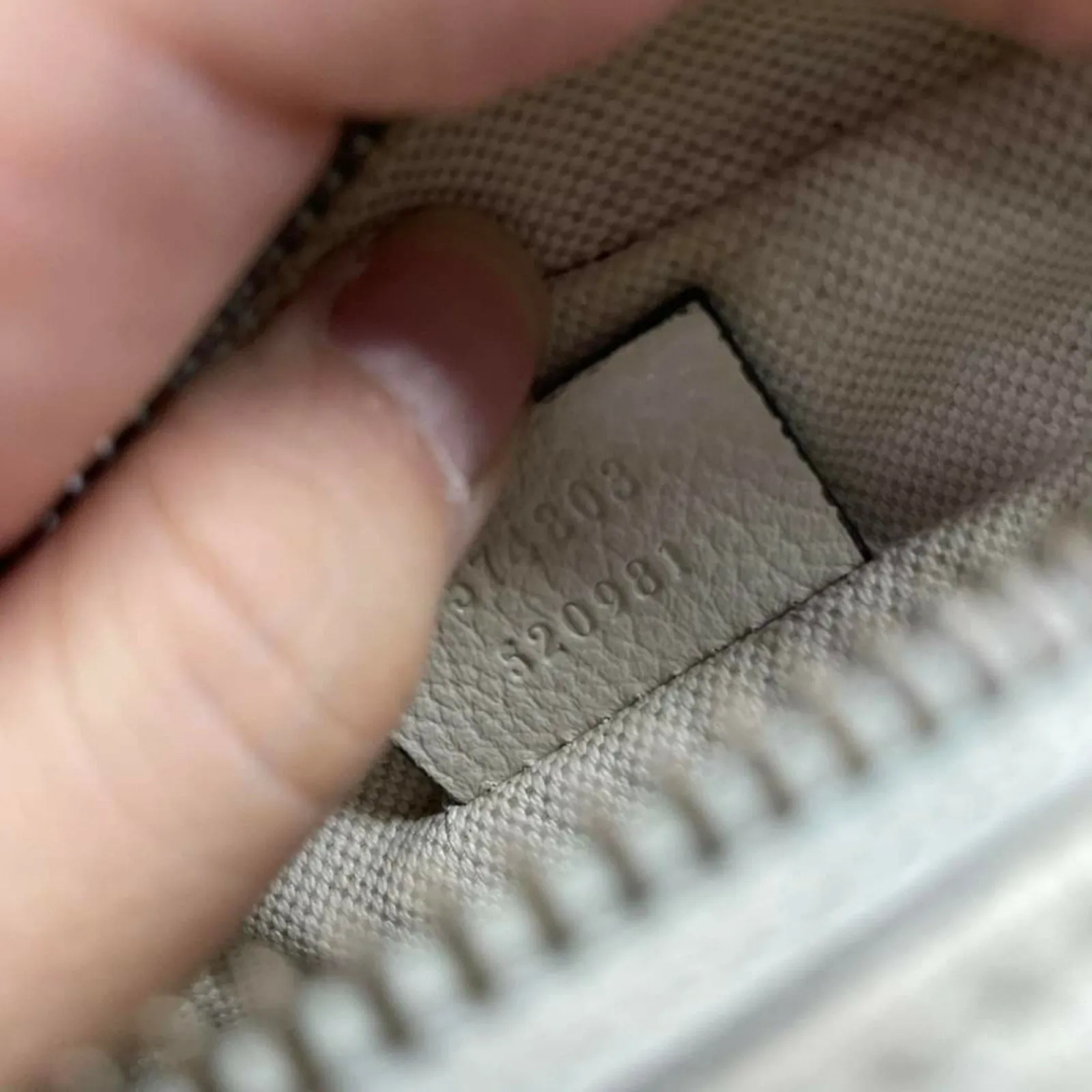 100% Authentic Gucci GG Leather Crossbody Bag