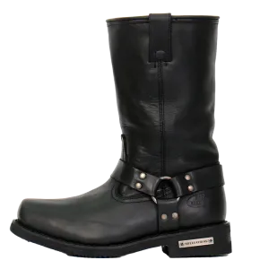 11-Inch Harness Boots in Black