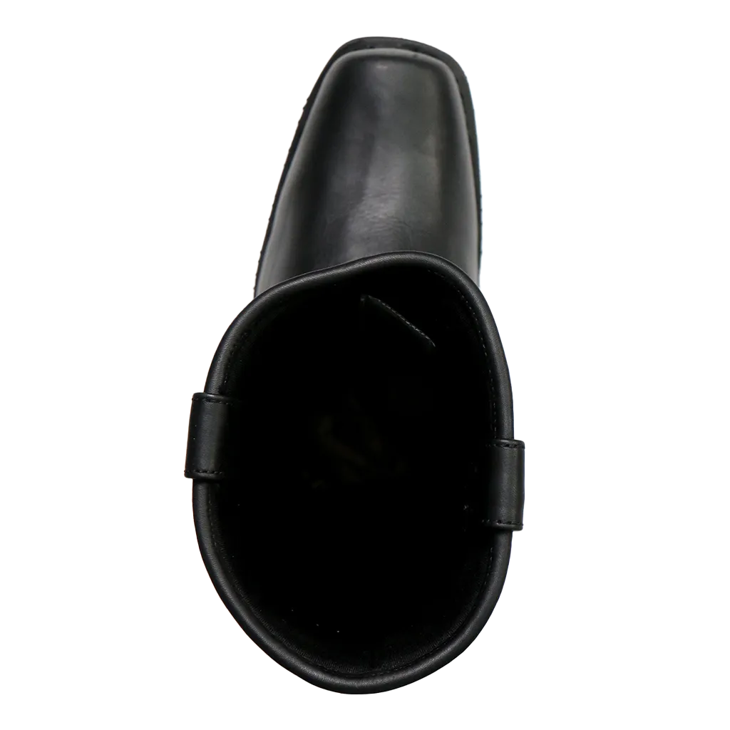 11-Inch Harness Boots in Black