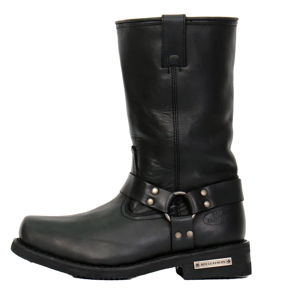 11-Inch Harness Boots in Black