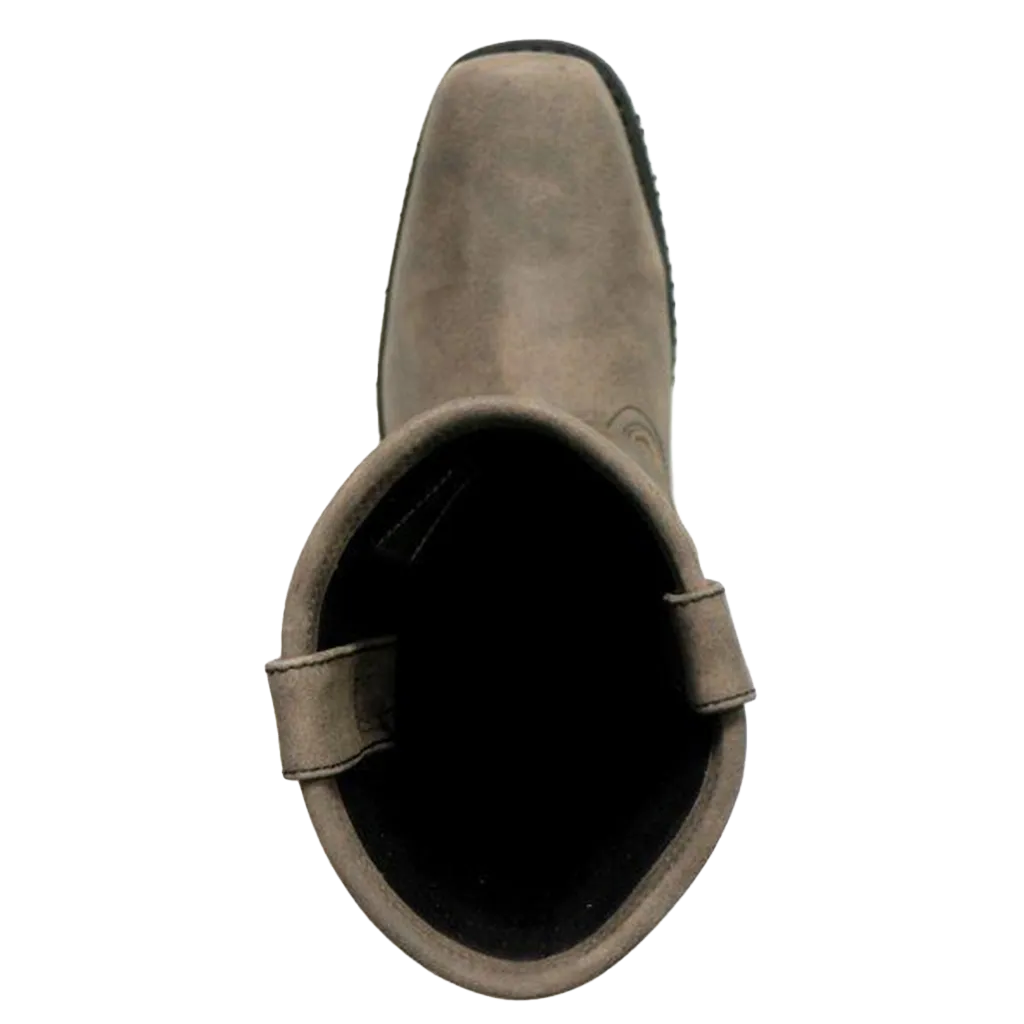 11-Inch Harness Boots in Stone Wash Brown