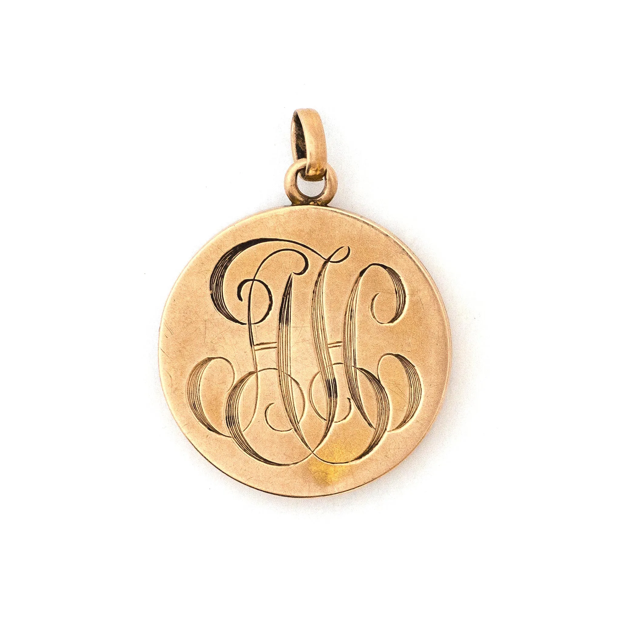 14k Gold & Diamond Starburst Coin Locket