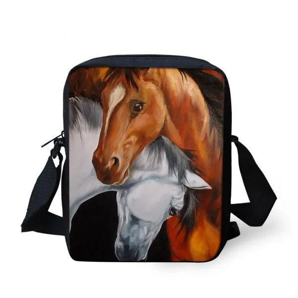 3D Horse Messenger Bag