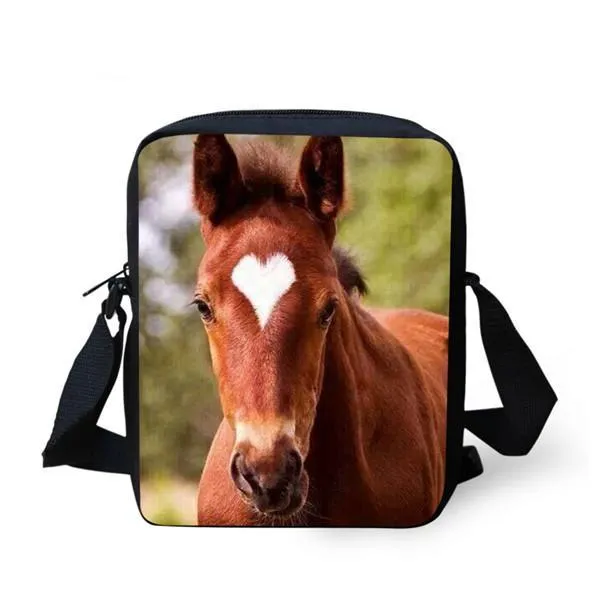 3D Horse Messenger Bag