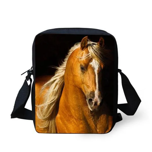 3D Horse Messenger Bag