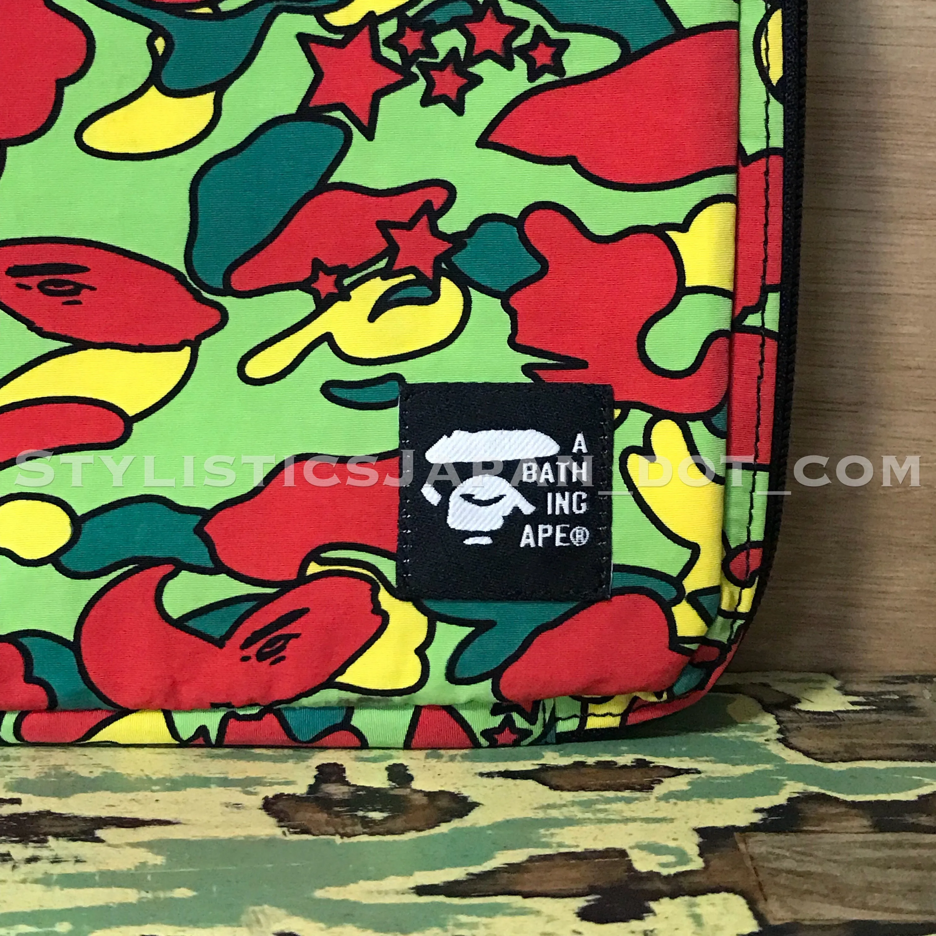 A Bathing Ape Bape Psyche Camo Tablet Case Red
