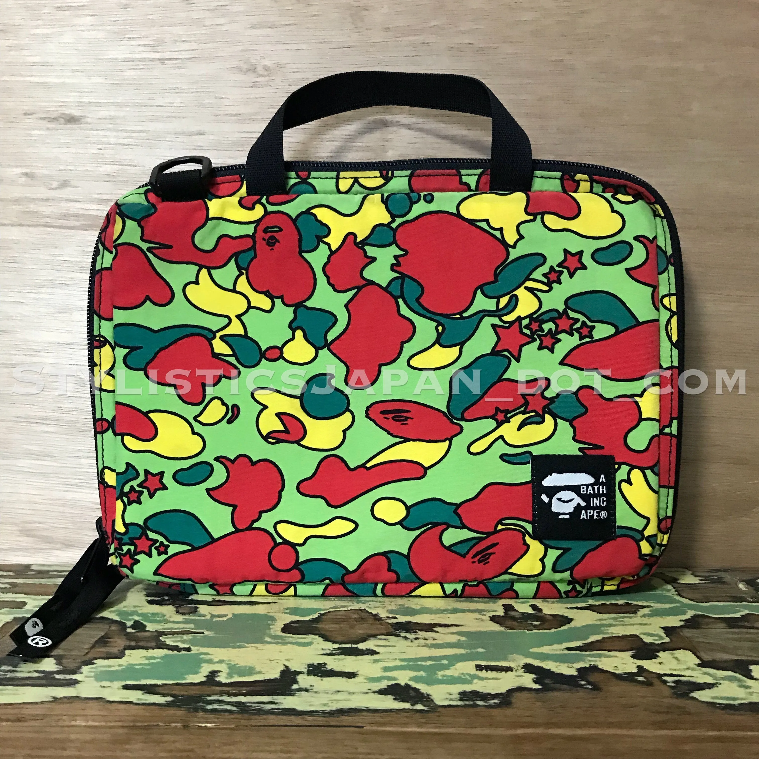 A Bathing Ape Bape Psyche Camo Tablet Case Red