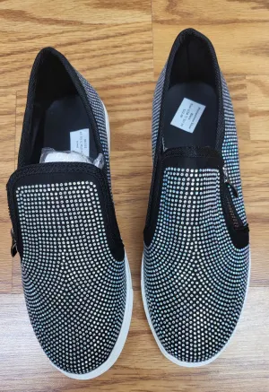 AB Rhinestone Slip on  Sneakers