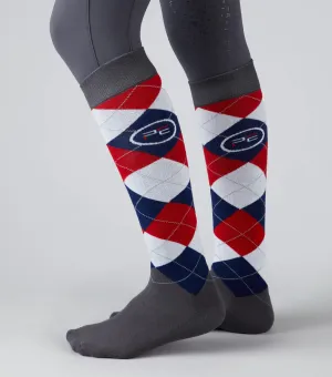 Adults 4 Season Riding Socks (2 Pairs) Classic Check