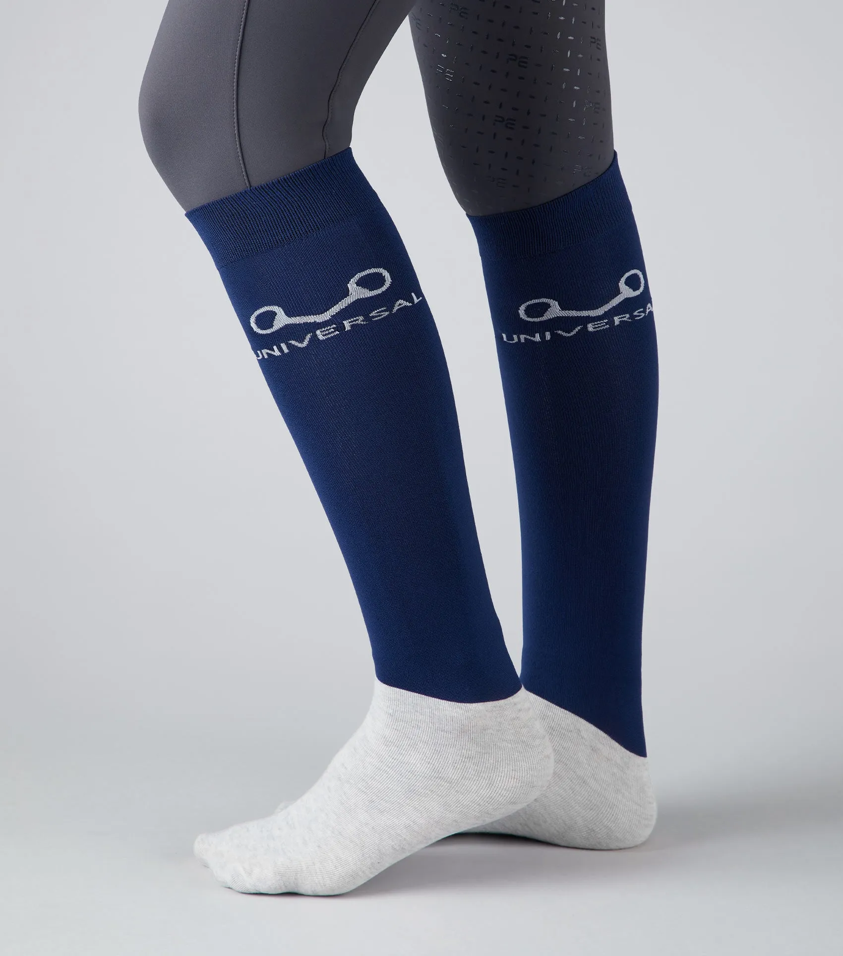 Adults Thin Stretch Riding Socks (2 Pairs) Navy