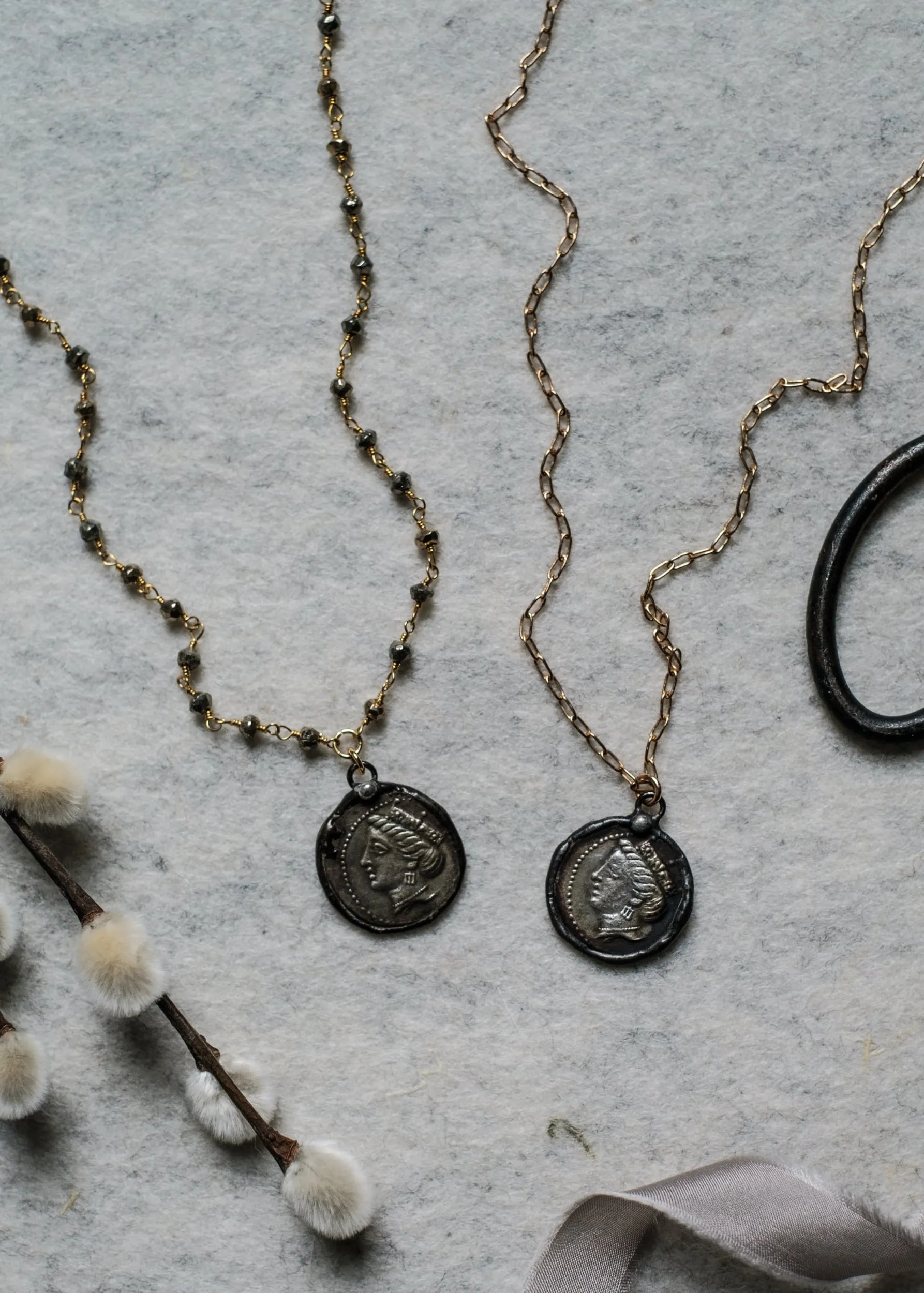 Ancient Greek Owl Necklace