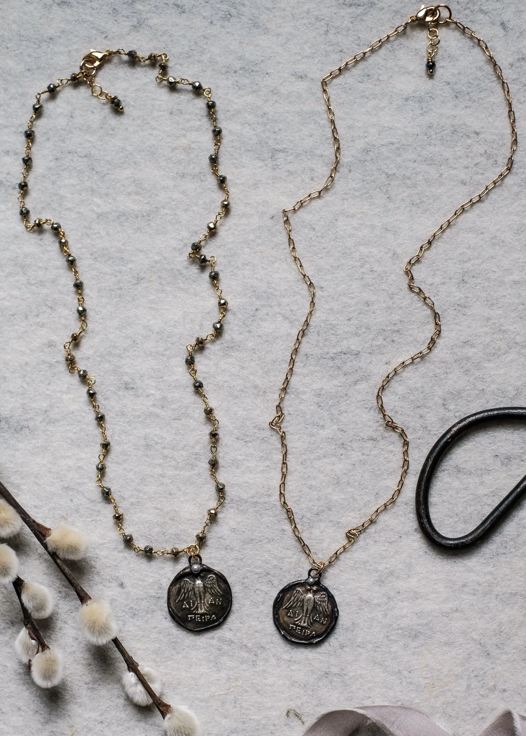 Ancient Greek Owl Necklace