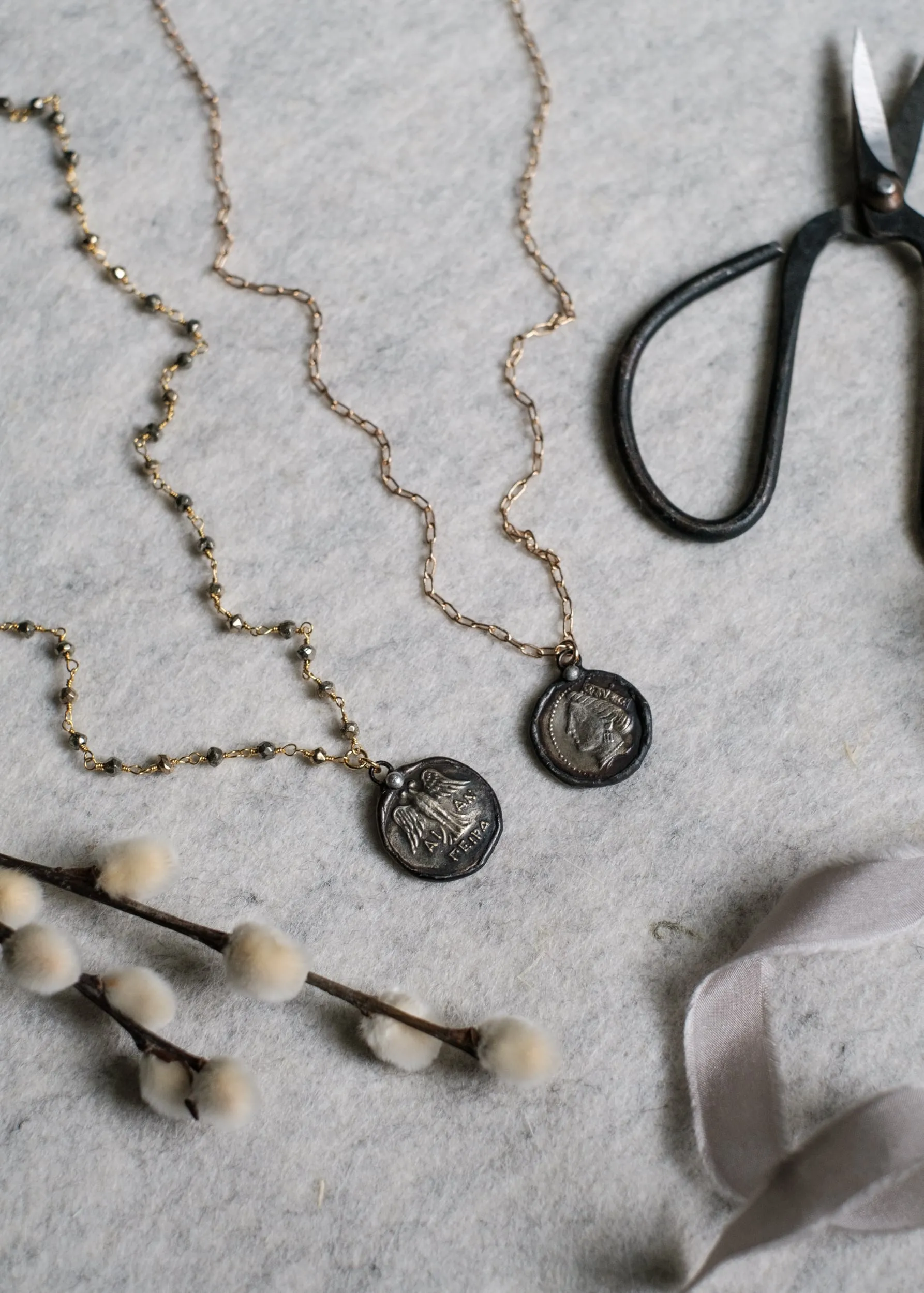 Ancient Greek Owl Necklace