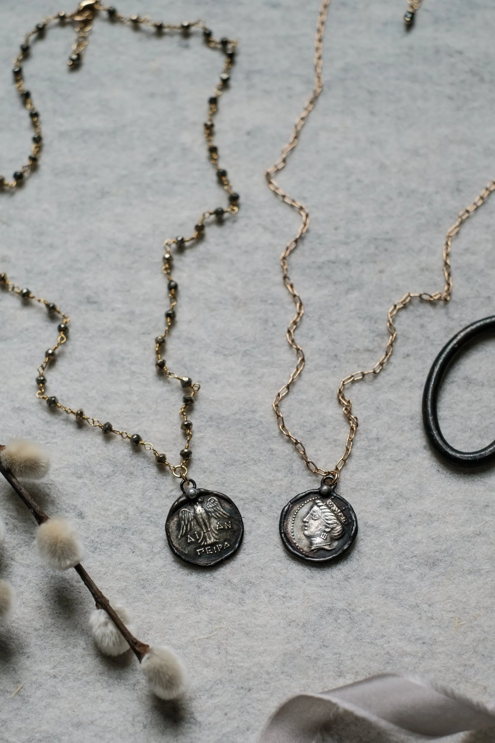 Ancient Greek Owl Necklace