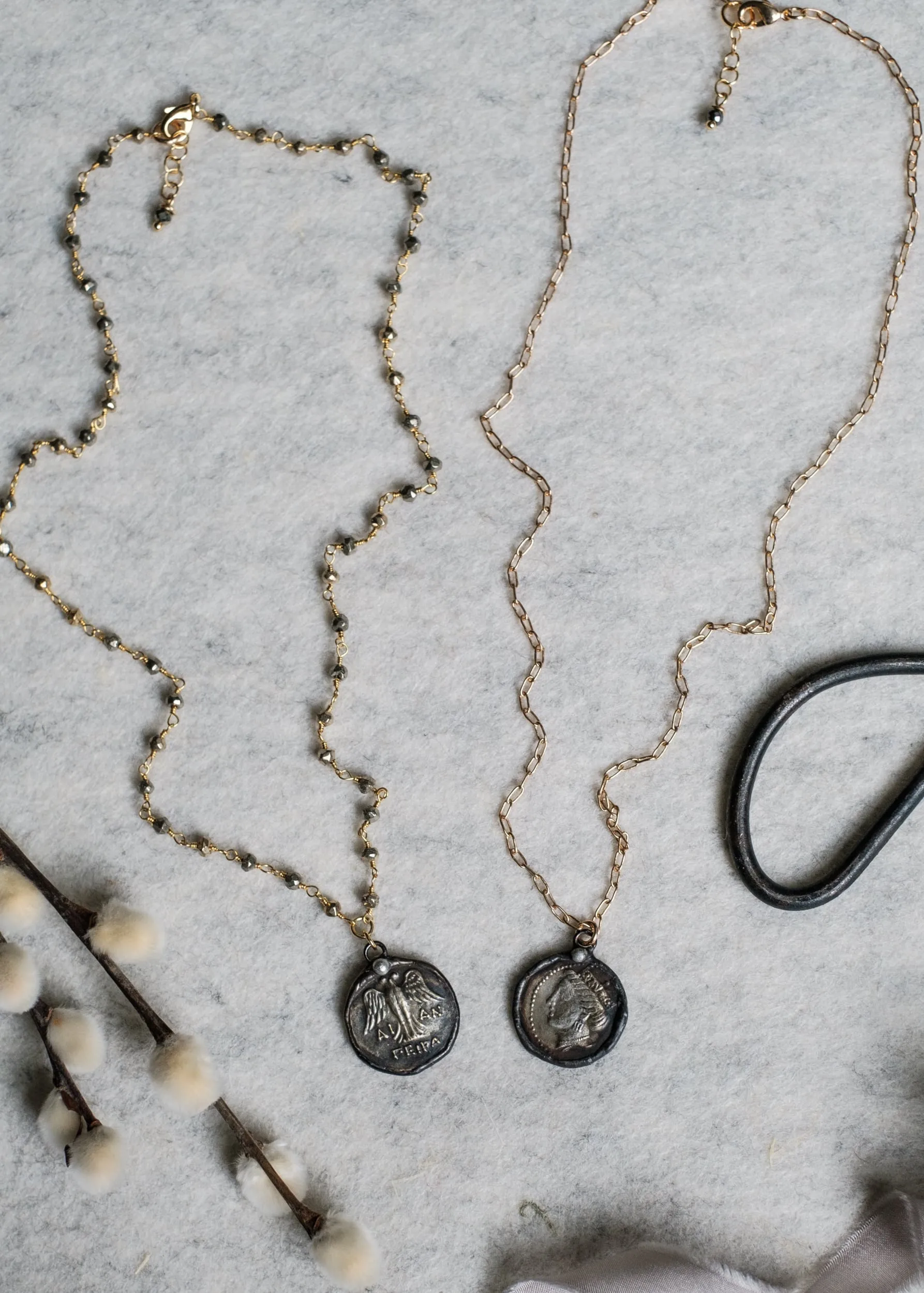 Ancient Greek Owl Necklace