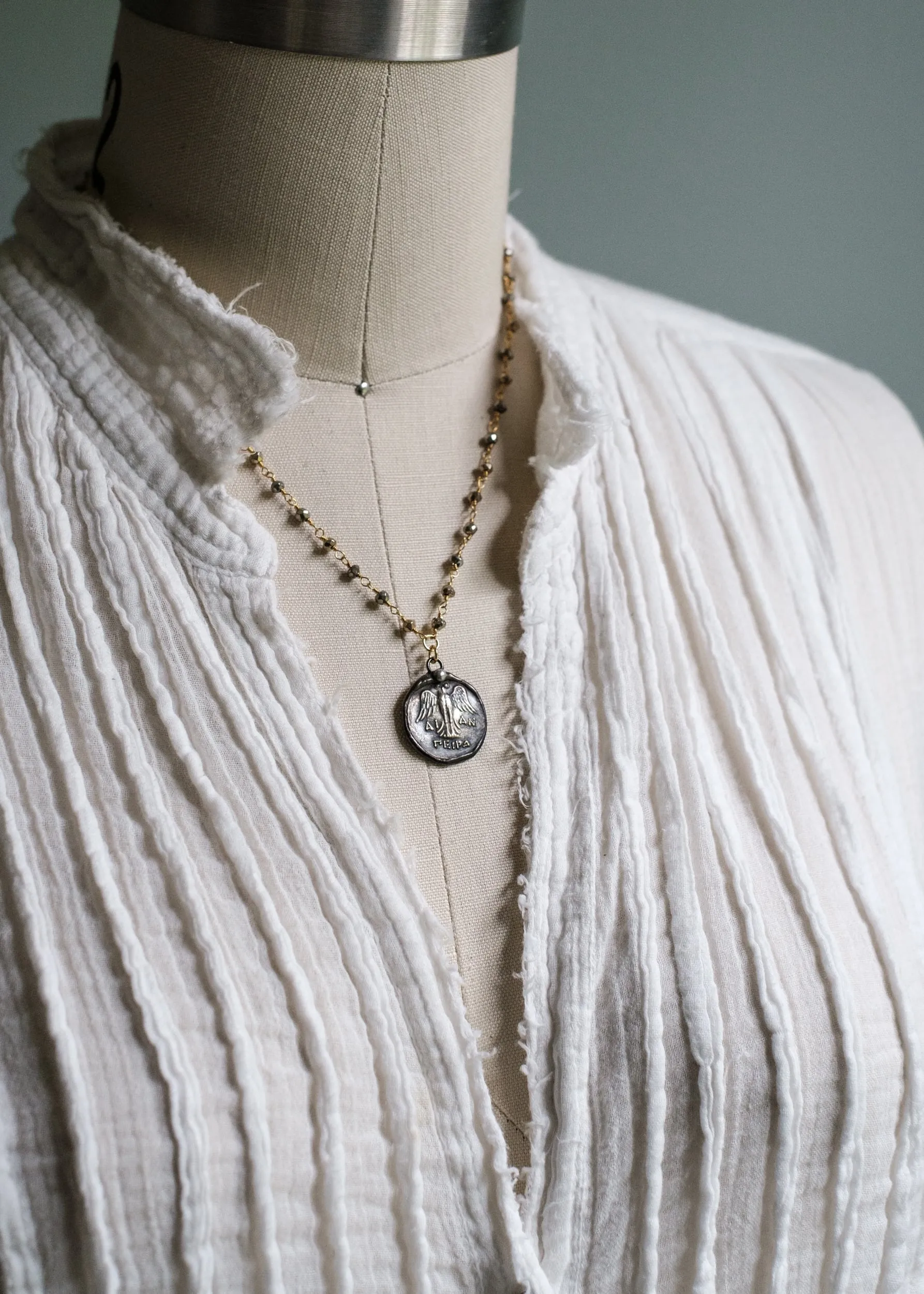 Ancient Greek Owl Necklace