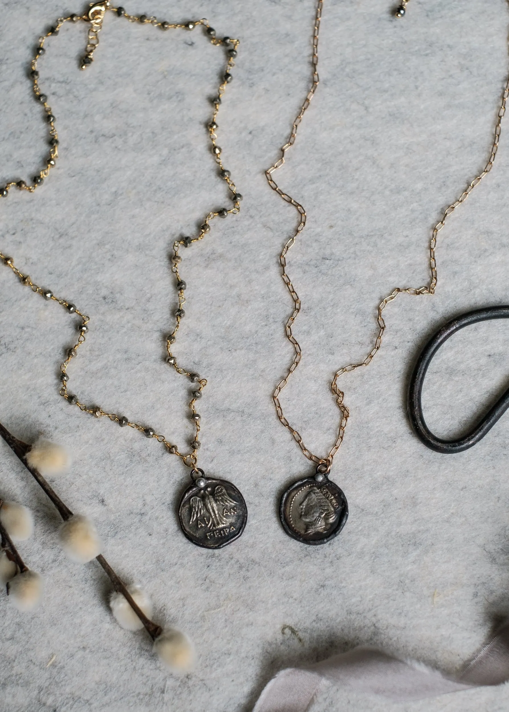 Ancient Greek Owl Necklace