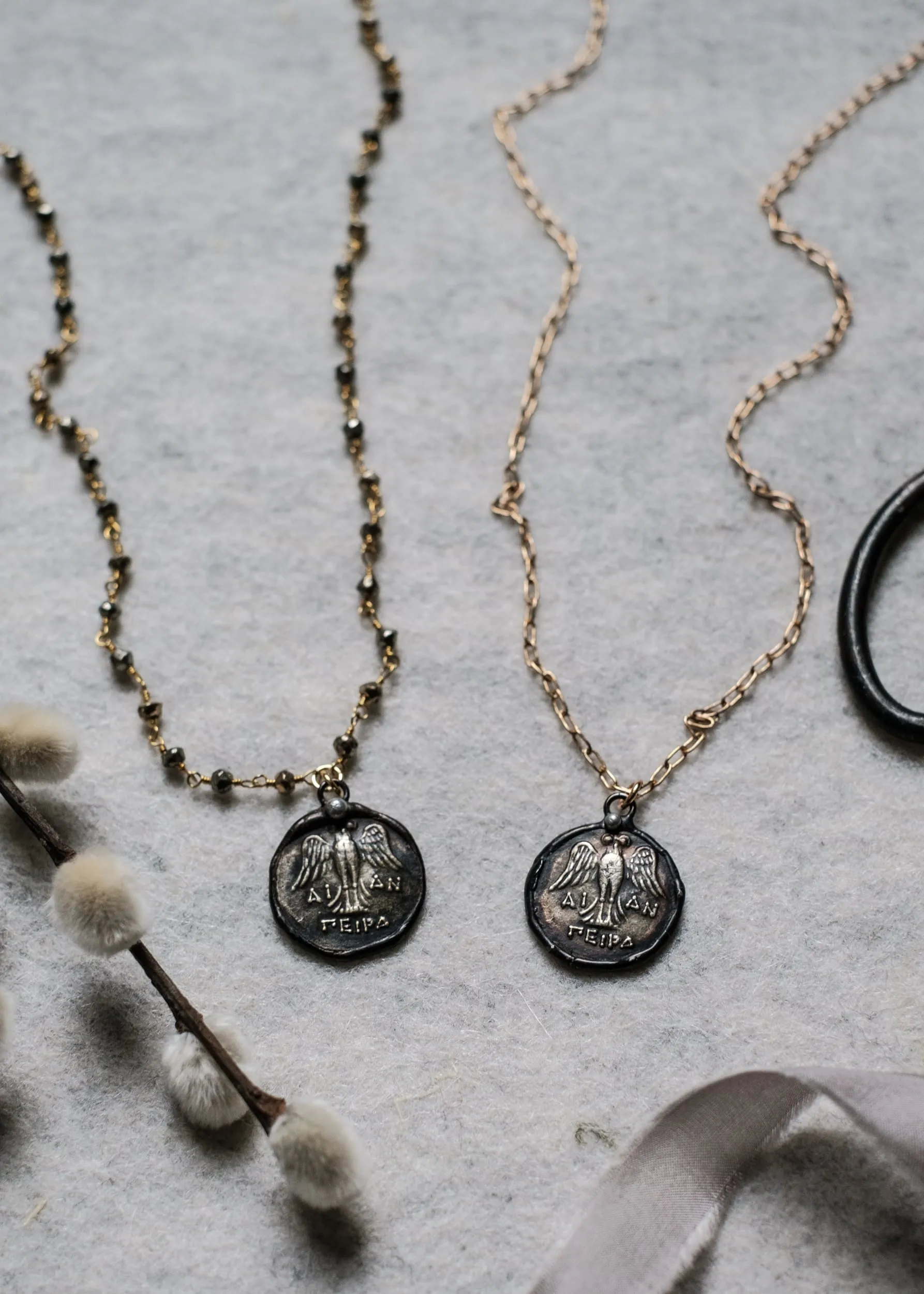 Ancient Greek Owl Necklace
