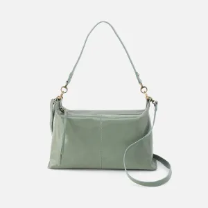 Avon Shoulder Bag In Polished Leather - Jade