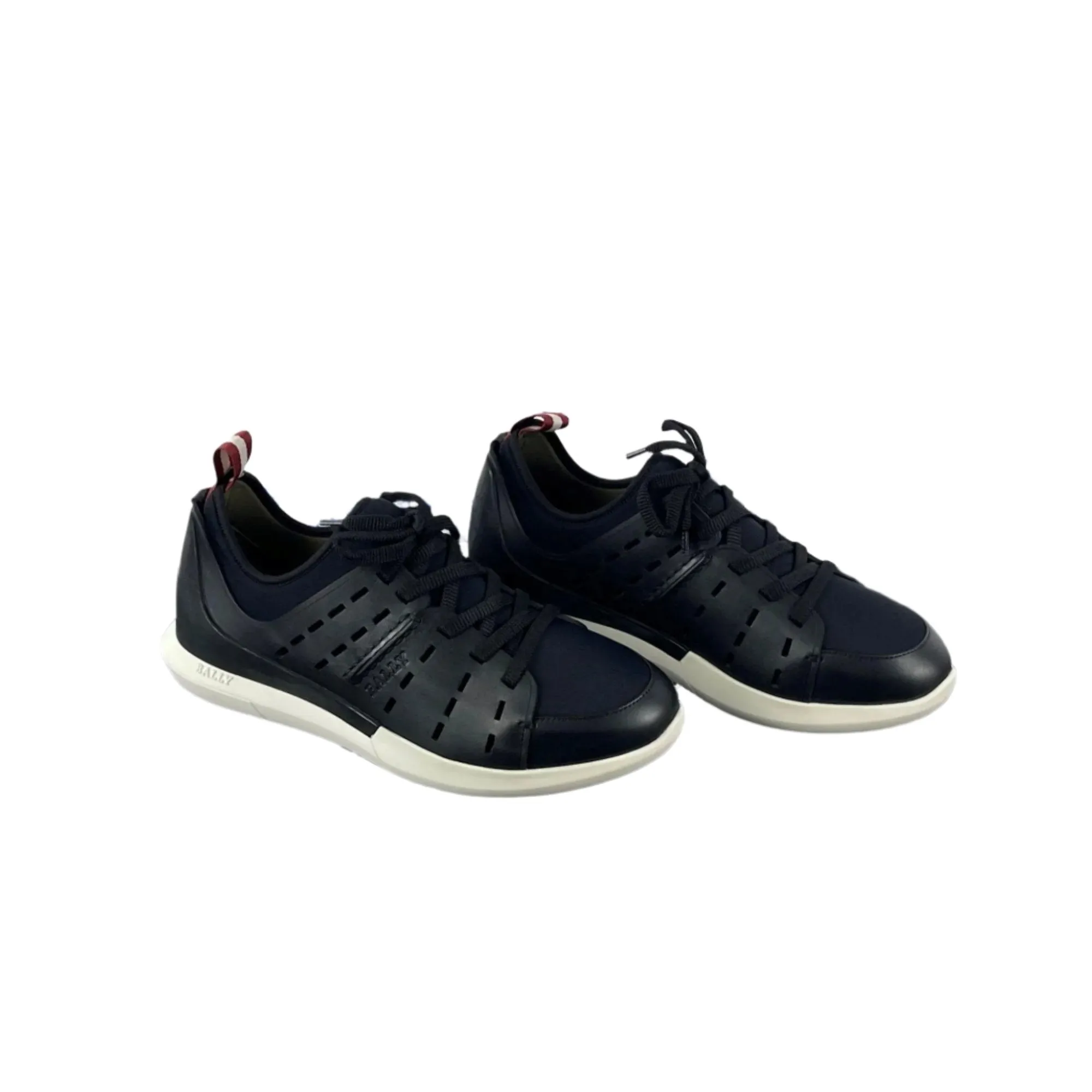 Bally Mens Avary Black Leather Sneakers