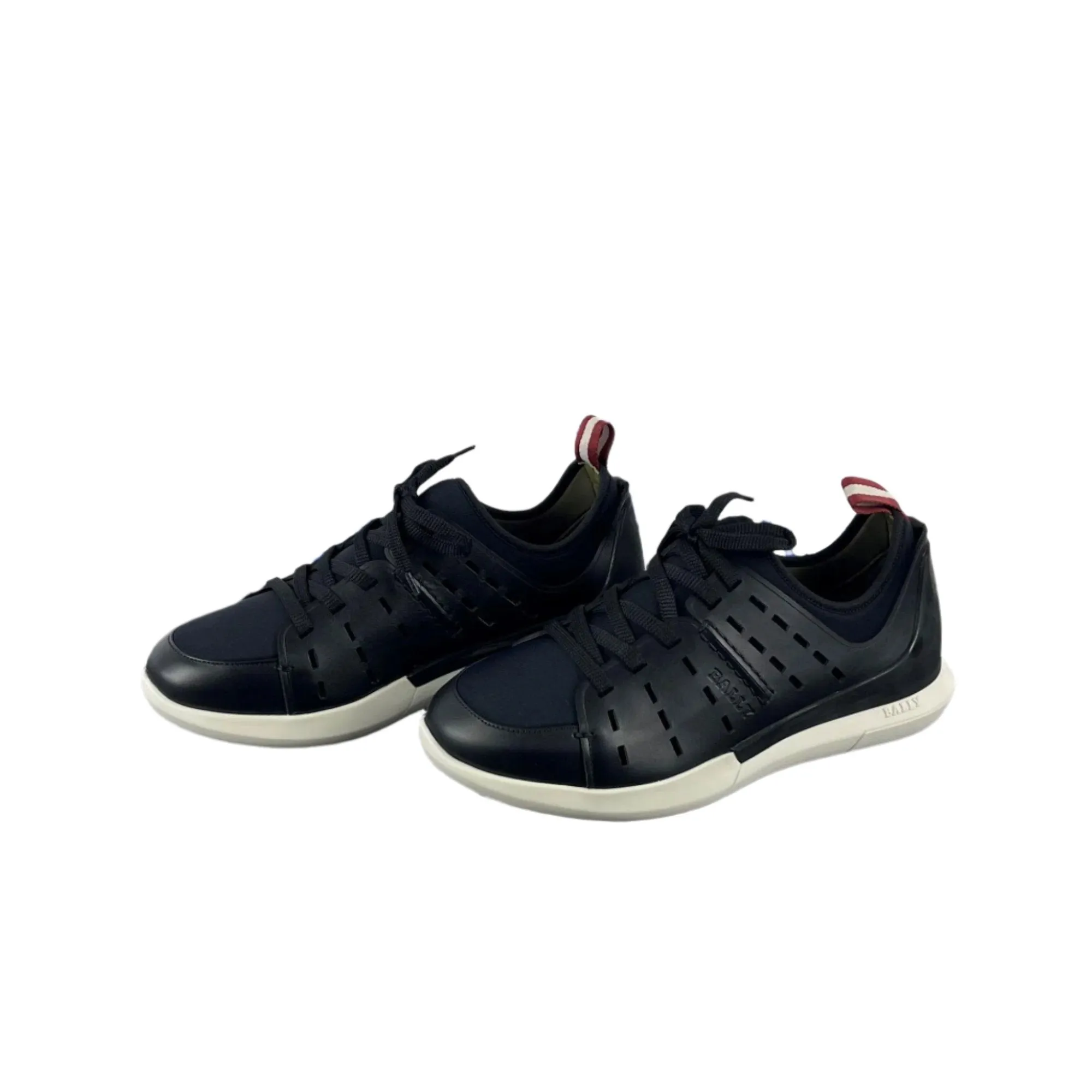 Bally Mens Avary Black Leather Sneakers