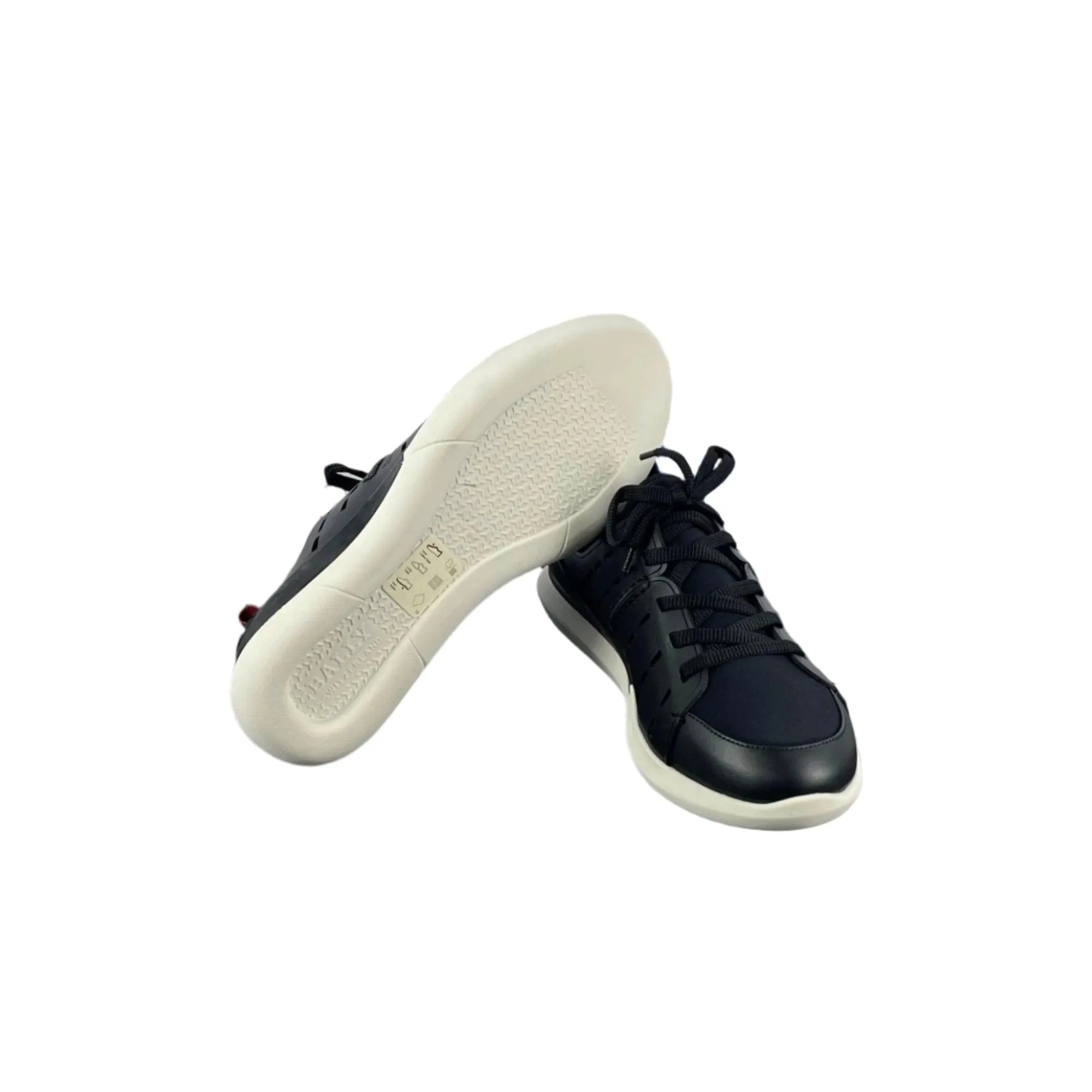 Bally Mens Avary Black Leather Sneakers