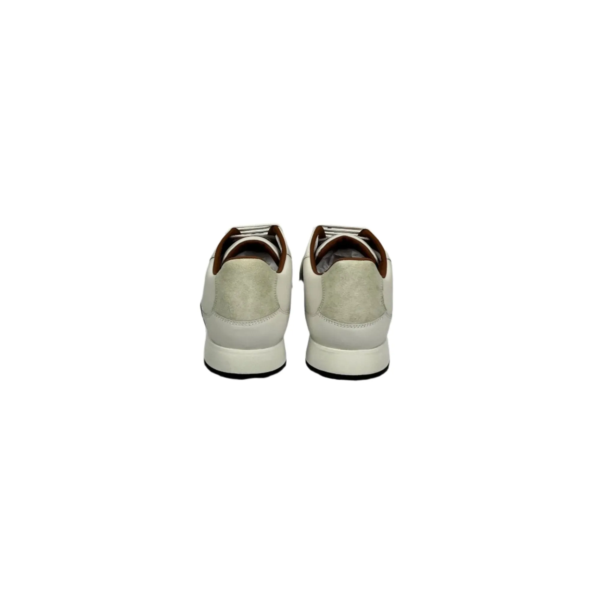 Bally Sprinter White Suede Low Top Sneakers
