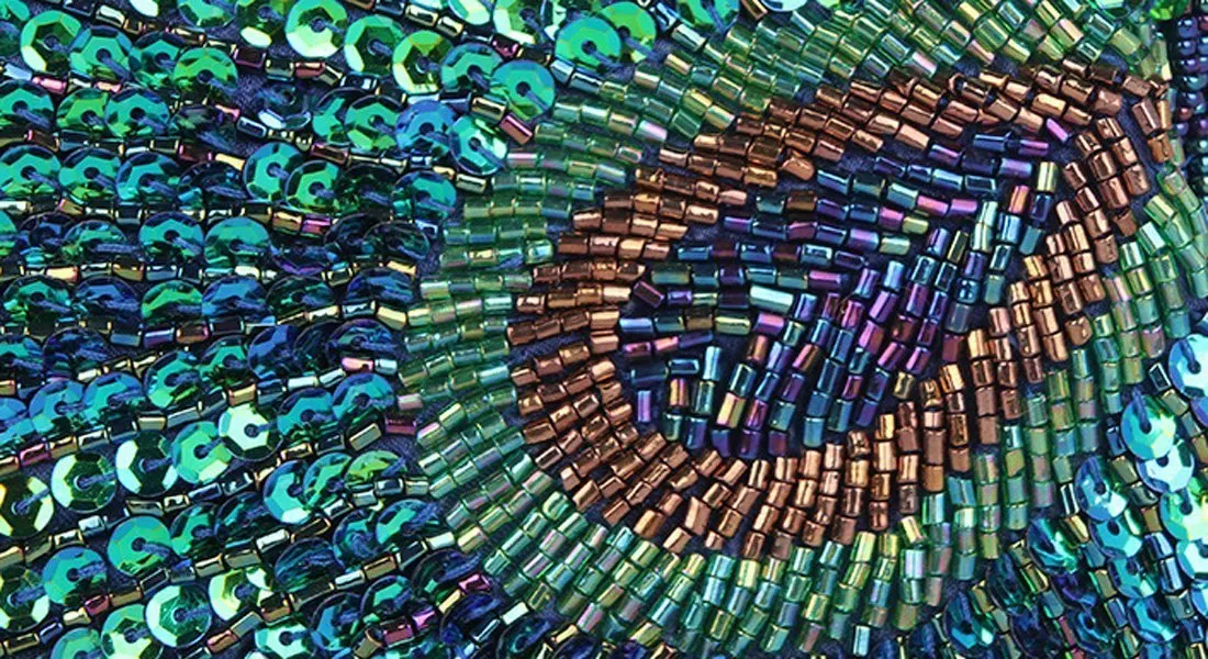 Beaded Sequin Peacock Clutch Evening Handbag|JaosWish