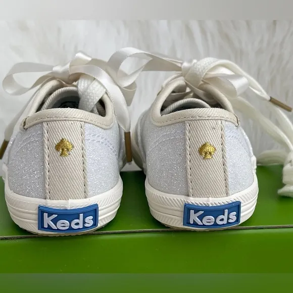 Big Girls Keds Kate Spade New York Champion Glitter Sneakers