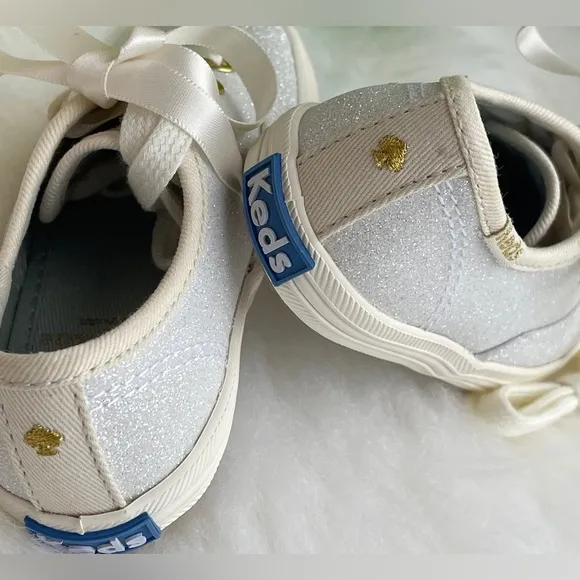Big Girls Keds Kate Spade New York Champion Glitter Sneakers