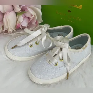 Big Girls Keds Kate Spade New York Champion Glitter Sneakers