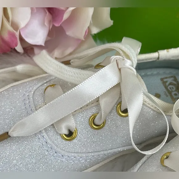 Big Girls Keds Kate Spade New York Champion Glitter Sneakers