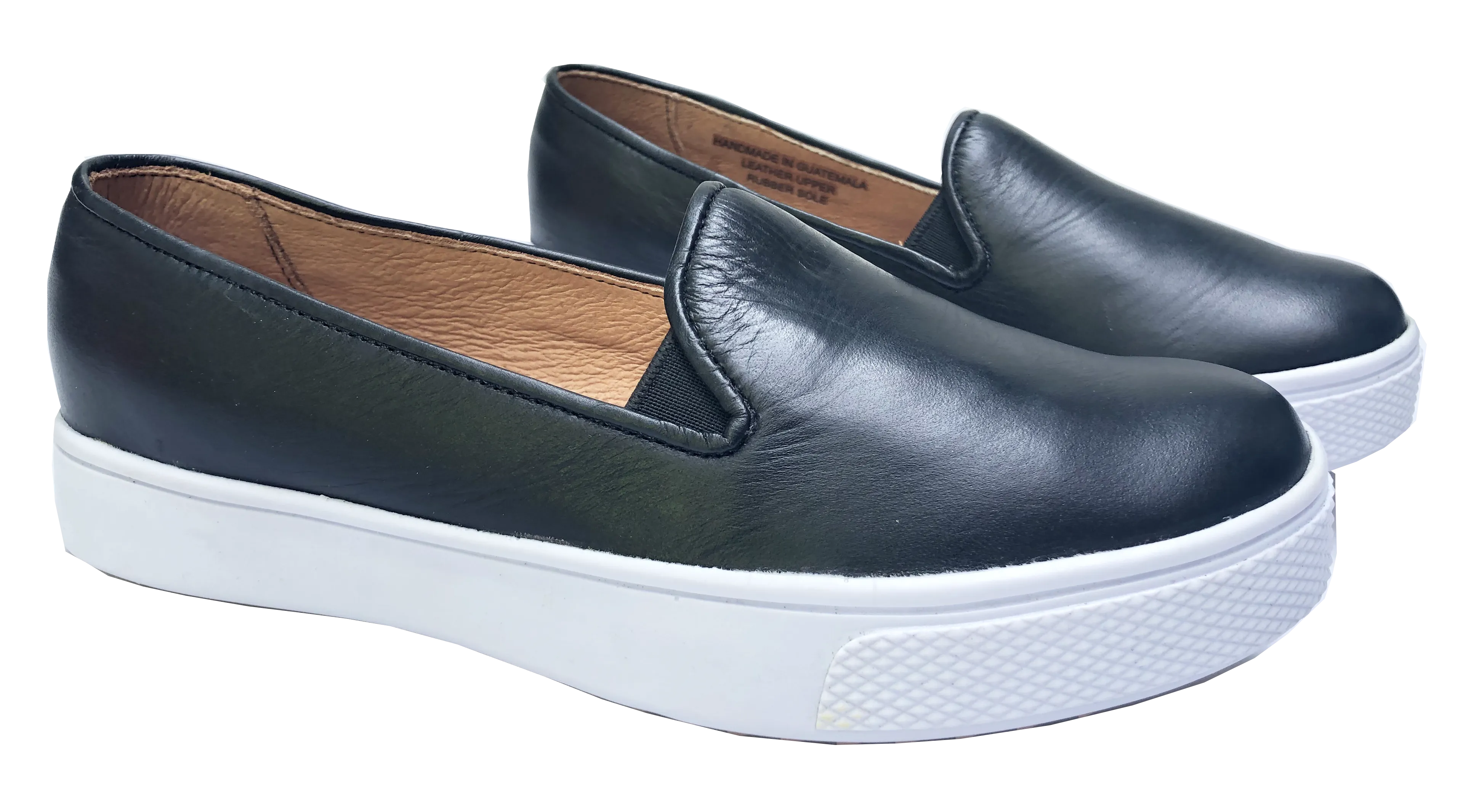 Black Leather Adventure Sneaker