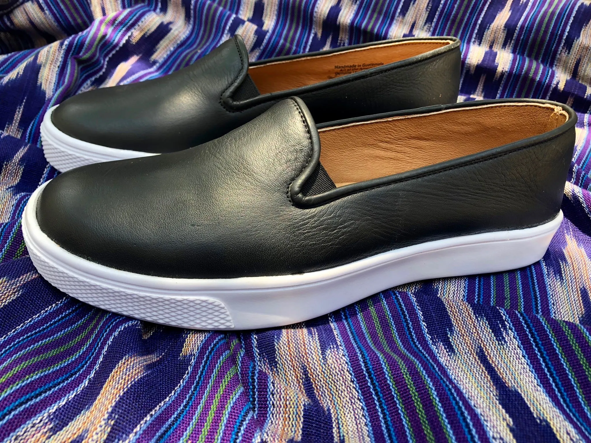 Black Leather Adventure Sneaker