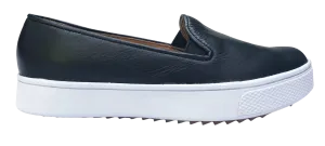 Black Leather Adventure Sneaker