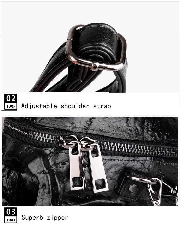 Black Skull Head Fashion Bag