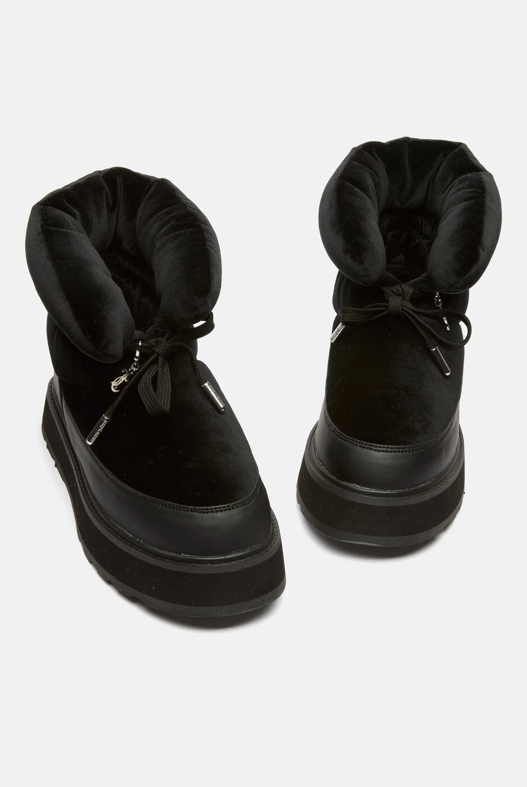 BLACK ULTRA VELOUR ALPINE BOOT