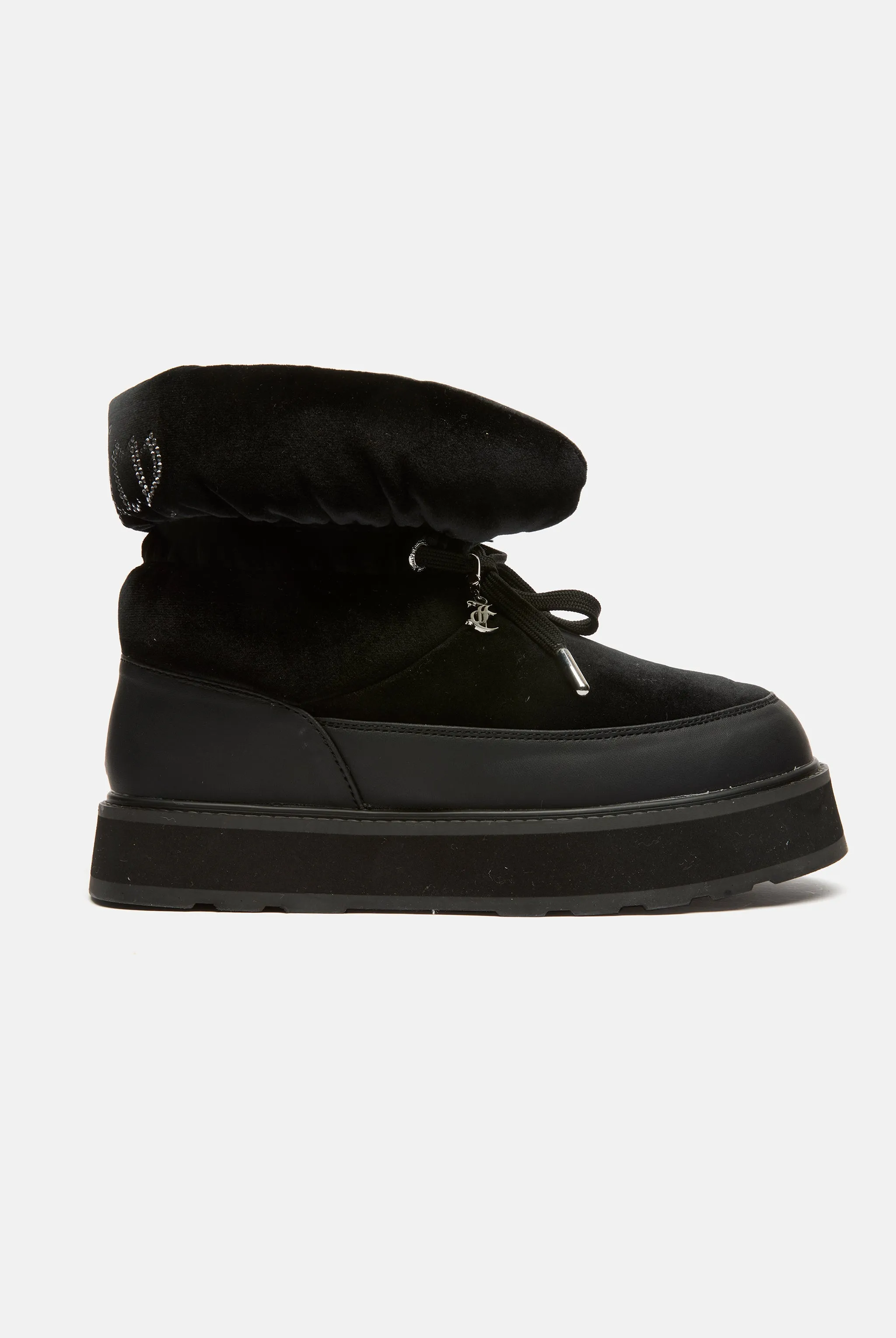 BLACK ULTRA VELOUR ALPINE BOOT