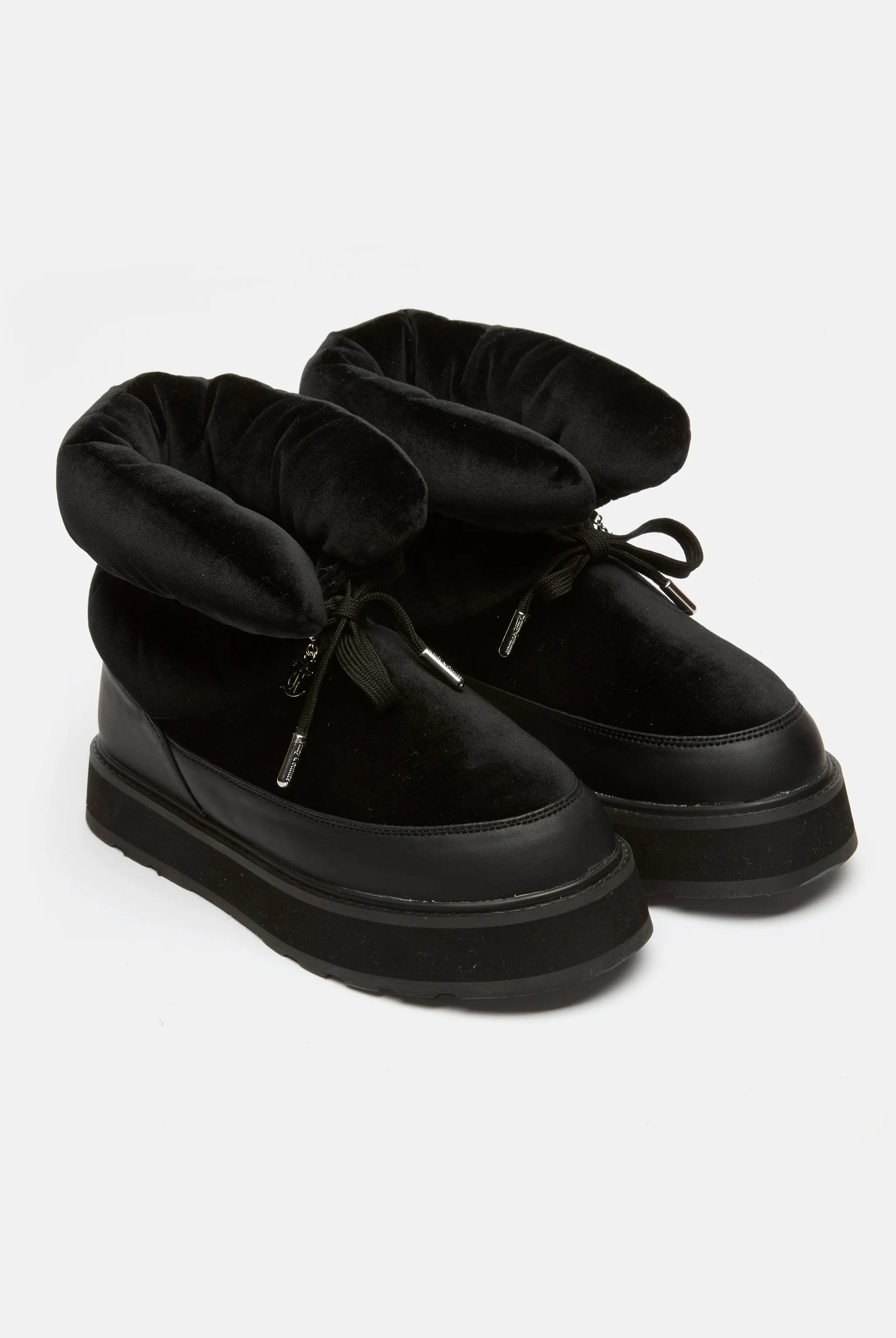 BLACK ULTRA VELOUR ALPINE BOOT