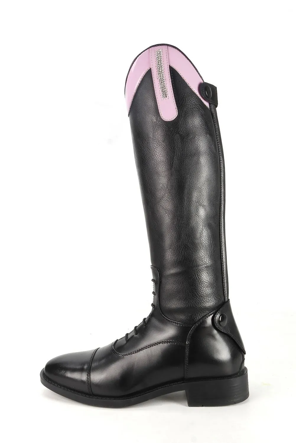 Brogini Como Childs Piccino Patent Top Horse Riding Boots