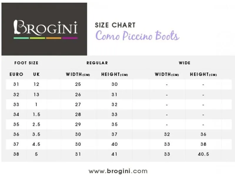 Brogini Como Childs Piccino Patent Top Horse Riding Boots