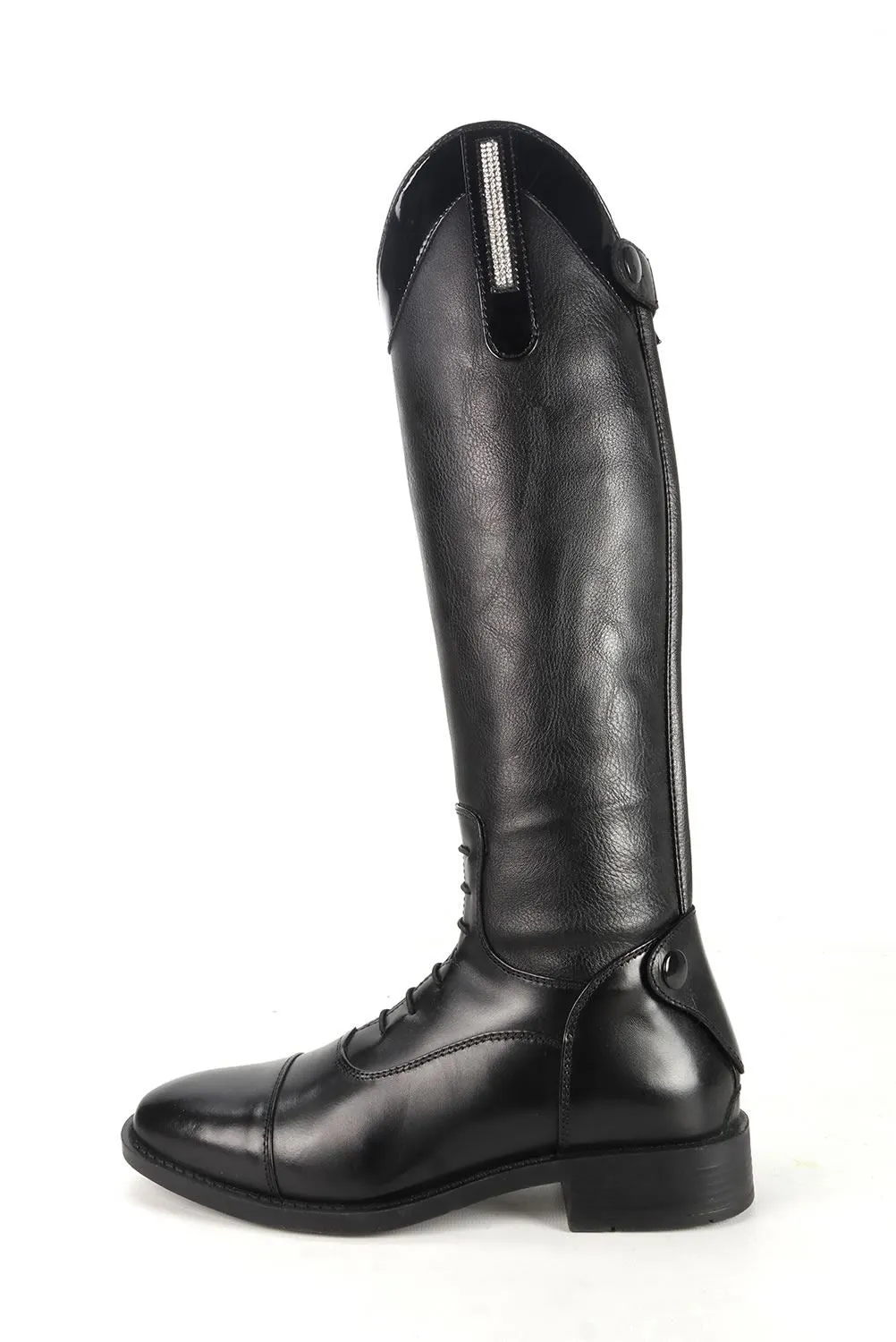 Brogini Como Childs Piccino Patent Top Horse Riding Boots