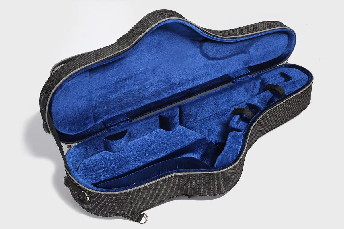 BROPRO Wooden Curved Tenor saxophone case - Orchestra Style - W701CTP