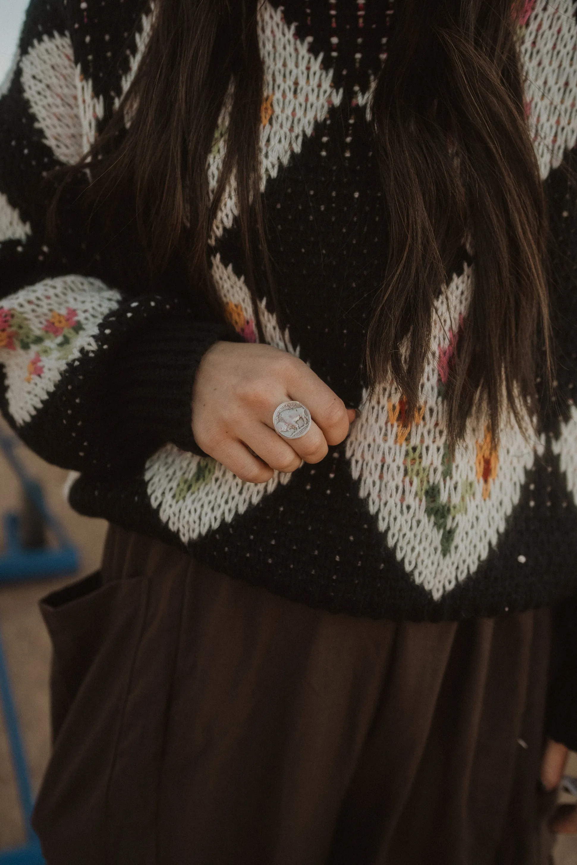 Buffalo Coin Ring