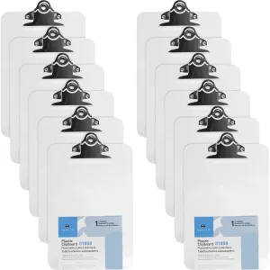 Business Source Compact Plastic Clipboard