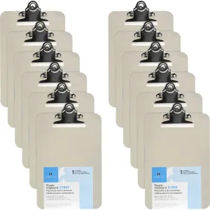 Business Source Compact Plastic Clipboard