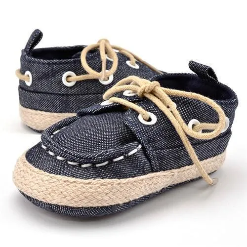 Canvas Lace-up Infant Sneakers