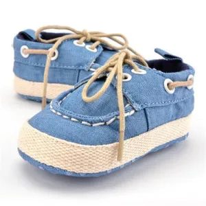 Canvas Lace-up Infant Sneakers